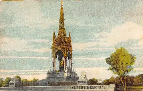 PC01443 Albert Memorial Postkarte