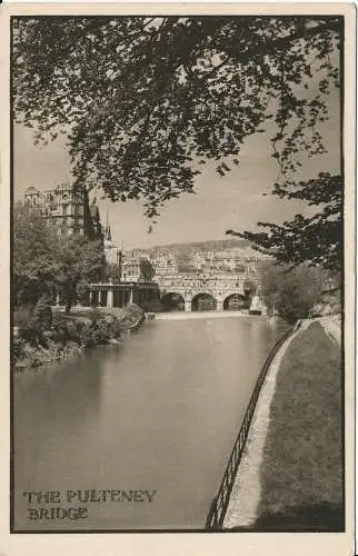 PC01283 Bad. Pulteney Bridge und River Avon