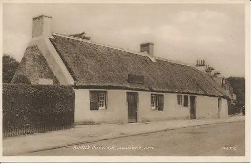 PC01841 Burns Cottage. Alloway. Ayr. Valentinstag