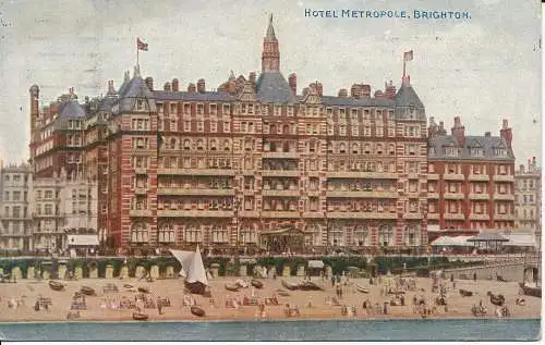 PC01477 Hotel Metropole. Brighton. Celesque-Serie. Photochrom Co