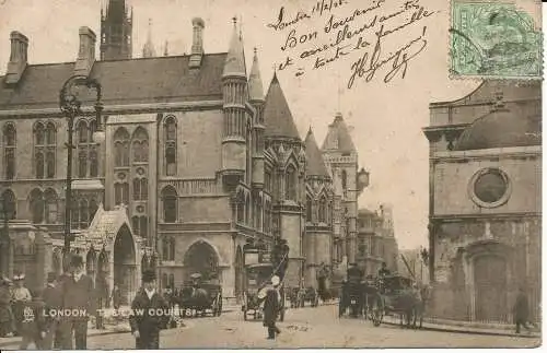 PC01383 London. Die Gerichte. Tuck. 1905. Stadt und Stadt