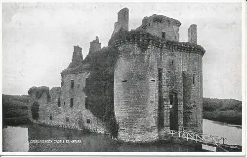 PC01109 Schloss Caerlaverock. Dumfries. Valentinstag