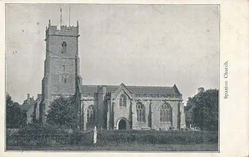 PC01184 Spaxton Kirche. 1907