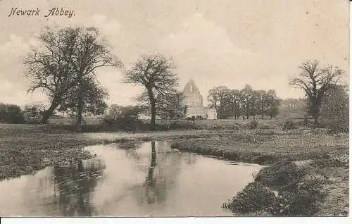 PC02801 Newark Abbey. Frith. 1904