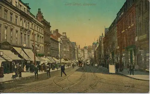 PC01961 Lord Street. Liverpool. Valentinstag