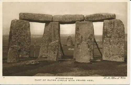 PC02388 Stonehenge. H.M. Büro der Werke