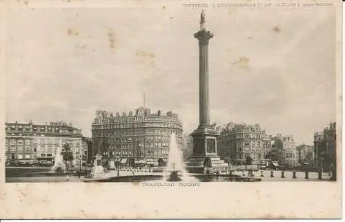 PC01435 Trafalgar Square. London. S. Hildesheimer und Co