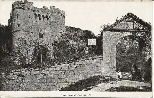 PC02582 Carisbrooke Castle. I.W. Postkarte