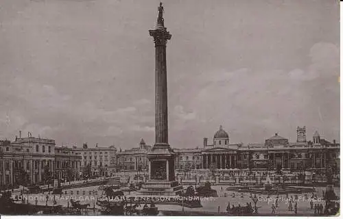 PC02369 London. Trafalgar Square und Nelson Monument