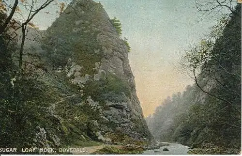 PC01714 Sugar Loaf Rock. Dovedale. Künstlerische Serien