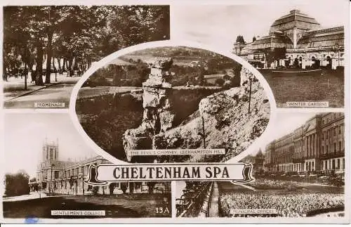 PC01080 Cheltenham Spa. Multi-View. 1949. RP