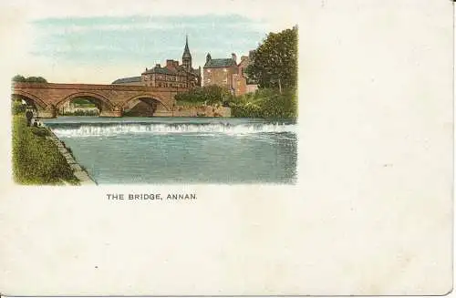 PC01818 Die Brücke. Annan. Postkarte