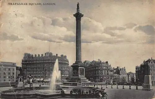 PC02722 Trafalgar Square. London. 1911