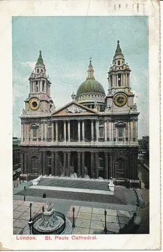 PC02872 London. St. Pauls Kathedrale. 1907