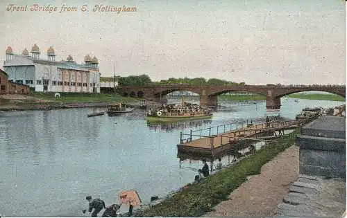 PC01838 Trent Bridge von E. Nottingham. Valentinstag