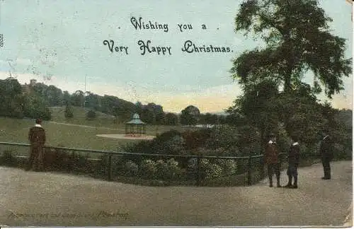 PC02011 Avenham Park- und Bandständer. Preston. 1904