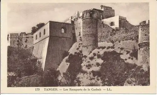 PC03147 Tanger. Die Stadtmauern der Kasbah. LL