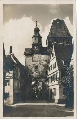 PC03192 Rothenburg o.T. Markusturm. 1931. RP