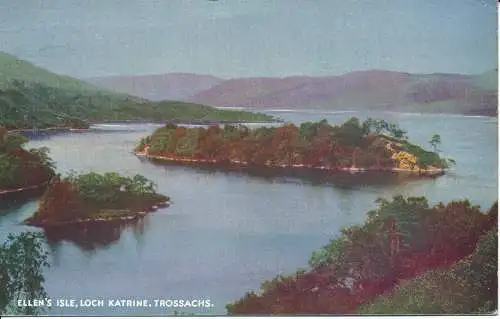 PC02468 Ellens Isle. Loch Katrine. Trossachs. J.B. Weiß