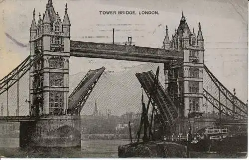 PC01370 Turmbrücke. London. Auto Foto Serie
