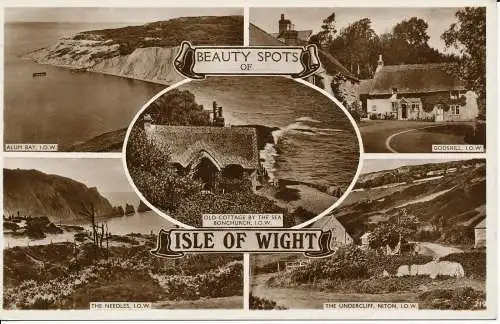 PC03567 Isle of Wight. Multi-View. 1955. RP