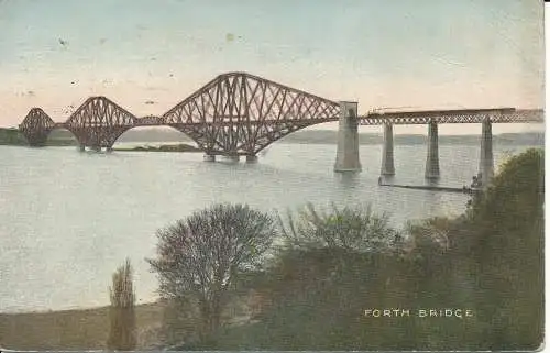 PC02738 Forth Bridge. 1909