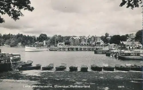 PC03261 Lake Windermere. Bogenheit. Westmorland. RP