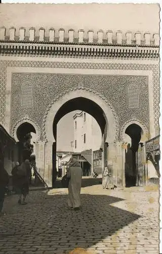 PC03123 Fès. Bab Bou Gelee. Der Storch