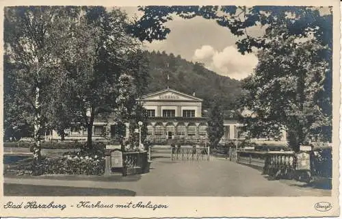 PC03172 Bad Harzburg. Kurhaus mit Anlagen. Stengel. RP