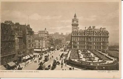 PC02733 Princes Street. Edinburgh. Zuverlässige Serie