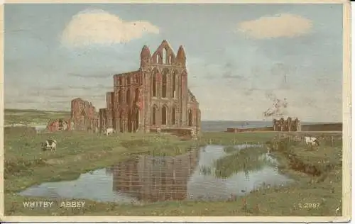 PC02753 Whitby Abbey. Valentine L.2987