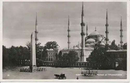 PC03138 Istanbul. Sultan Ahmet. Moschee Sultan Ahmed. I.M. Ahitouv