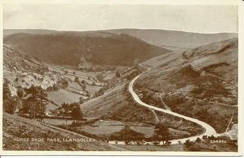 PC02057 Pferdeschuhpass. Llangollen. Valentinstag