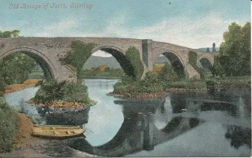 PC01904 Alte Brücke von Forth. Stirling. Valentinstag