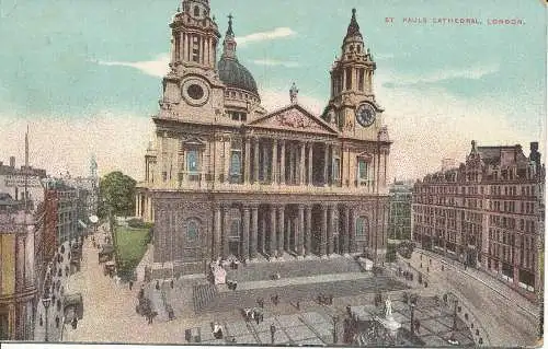 PC02096 St. Pauls Kathedrale. London. 1906