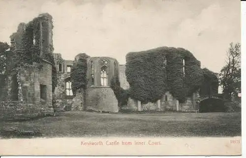 PC02833 Kenilworth Castle vom Innenhof. Stengel und Co 19171