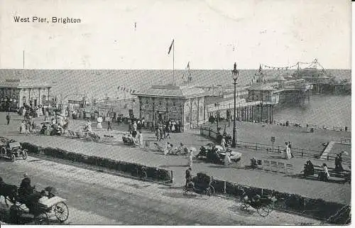 PC02439 West Pier. Brighton. 1916