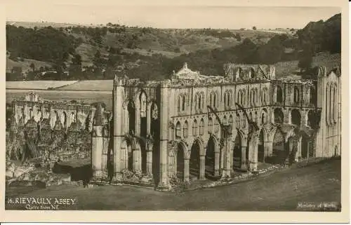 PC03598 Rievaulx Abbey. Ministerium für Arbeiten