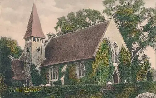 PC03617 Sidlow Church. Frith. 1910