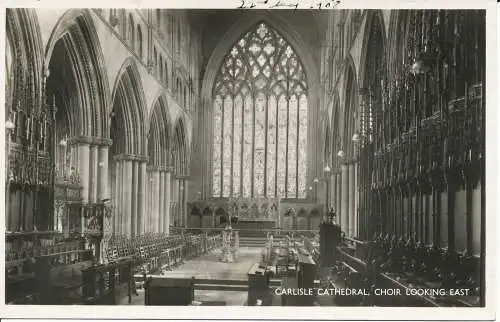 PC03736 Carlisle Cathedral. Chor mit Ostblick. National Series