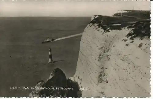 PC03608 Strandkopf und Leuchtturm. Eastbourne. 1961. Norman