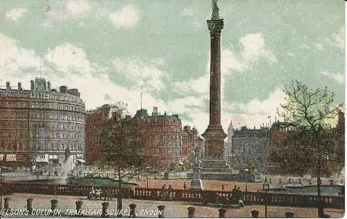 PC02112 Nelsons-Säule. Trafalgar Square. London