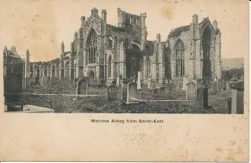 PC01710 Melrose Abbey von S.E