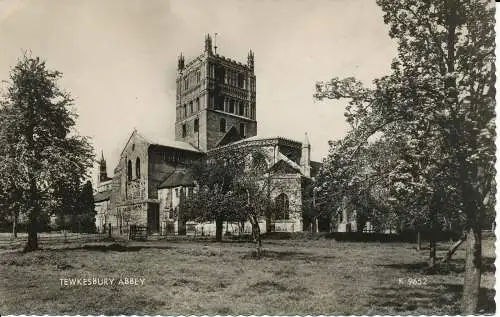 PC03407 Tewkesbury Abbey. Valentinstag. 1963. RP