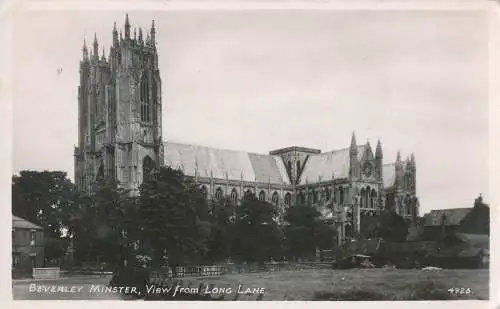 PC02048 Beverley Minster. Blick von der Long Lane. RA. RP