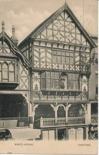 PC02879 Kings House. Chester. 1905