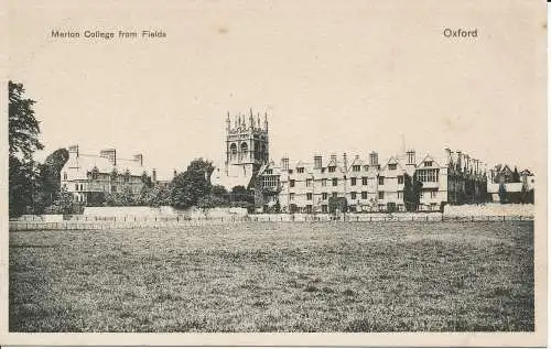 PC01979 Merton College von Fields. Oxford. Stewart und Woolf