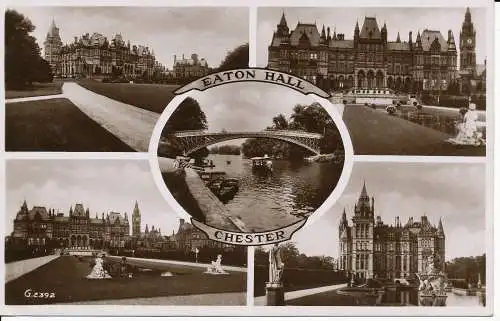 PC03816 Eaton Hall. Chester. Multi-View. Valentinstag. RP