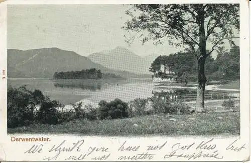 PC01875 Derwentwater. 1903. Pfau