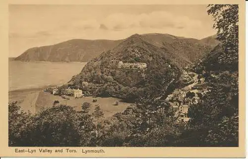 PC02565 East Lyn Valley und Tors. Lynmouth